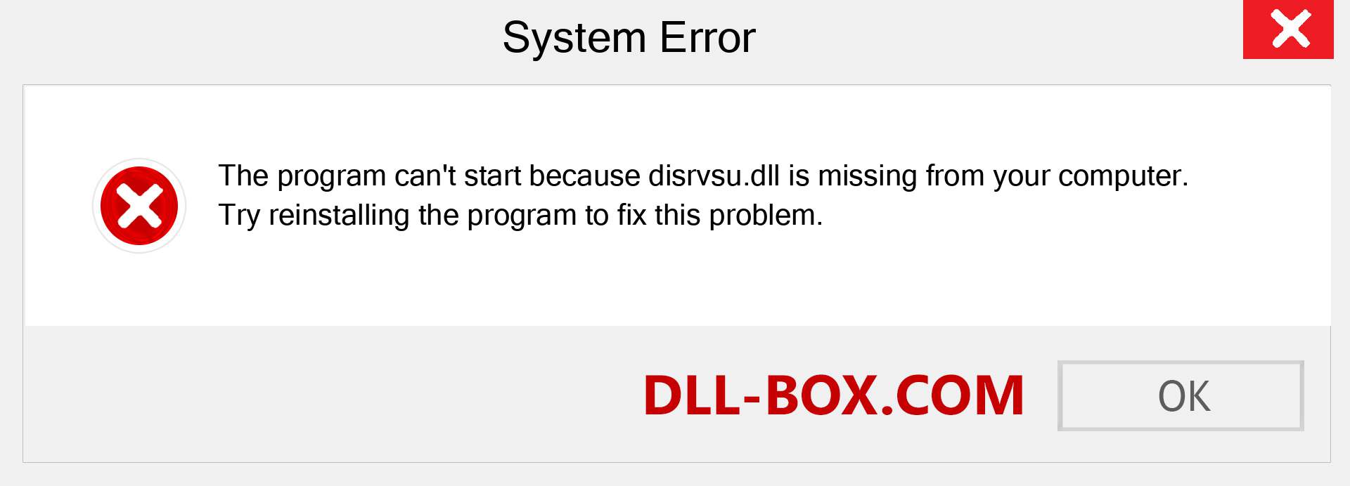 disrvsu.dll file is missing?. Download for Windows 7, 8, 10 - Fix  disrvsu dll Missing Error on Windows, photos, images